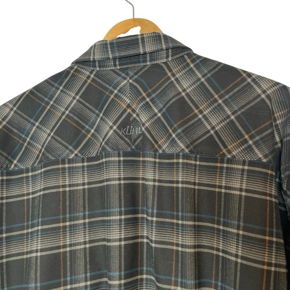 KUHL Flannel Shirt Mens XXL Plaid Outdoor Casual Button Down - Picture 5 of 11